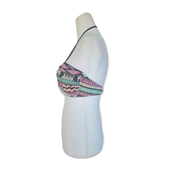 Seafolly Australia Boho Printed Strapless Bandeau Bikini Top Women's Size 8 - Picture 3 of 11